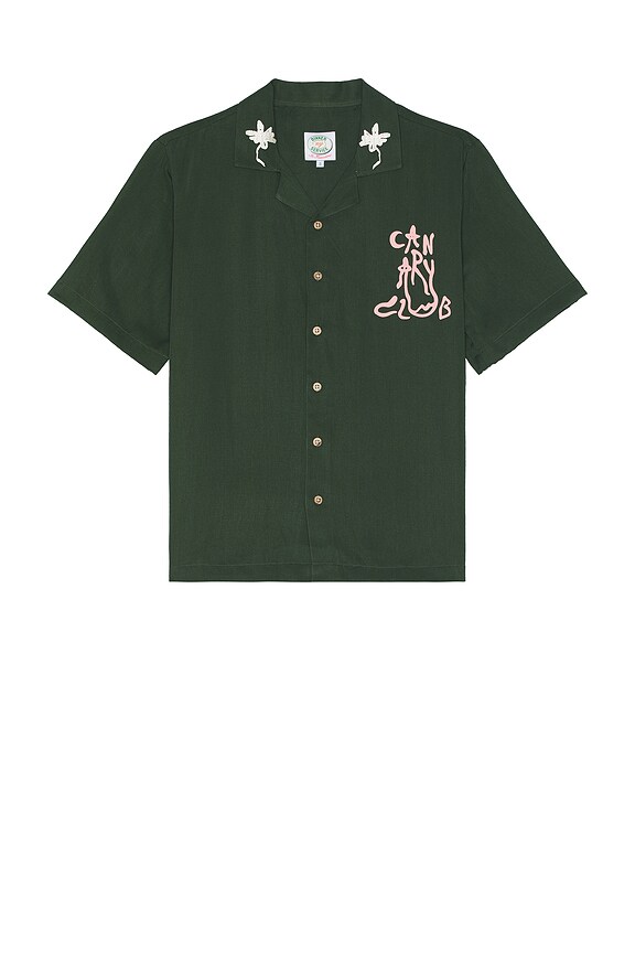view 2 of 4 Canary Club Bowling Top in Dark Green