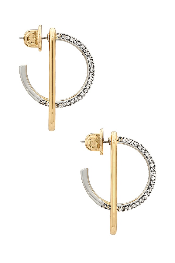 view 2 of 3 СЕРЬГИ ASTRA in Shiny Gold