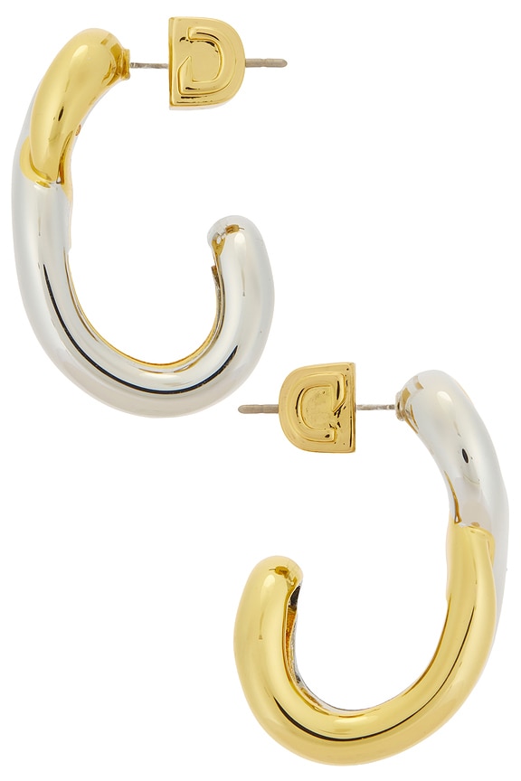 view 2 of 2 Odell Hoop in Two Tone