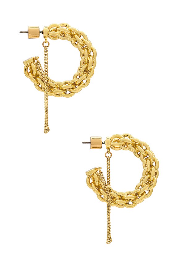 view 2 of 3 Dylan Hoops in 12k Shiny Gold