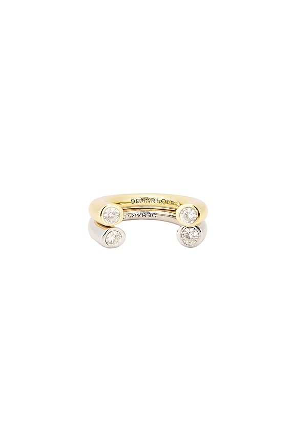 view 2 of 6 Miley Stackable Ring in Two Tone