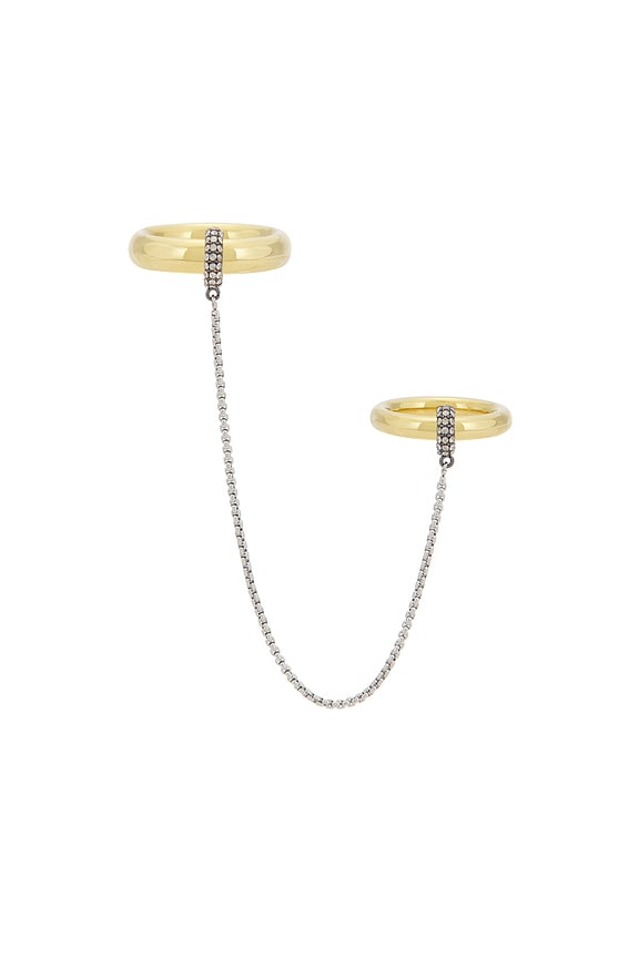 view 1 of 3 Essex Ring in Gold, Silver & Crystal