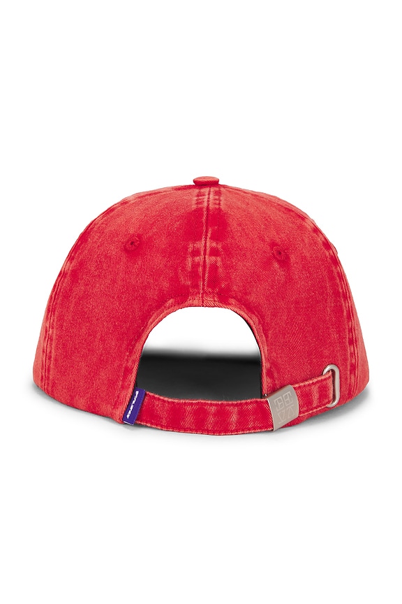 view 2 of 2 Cash Distressed Strapback Cap in Washed Red