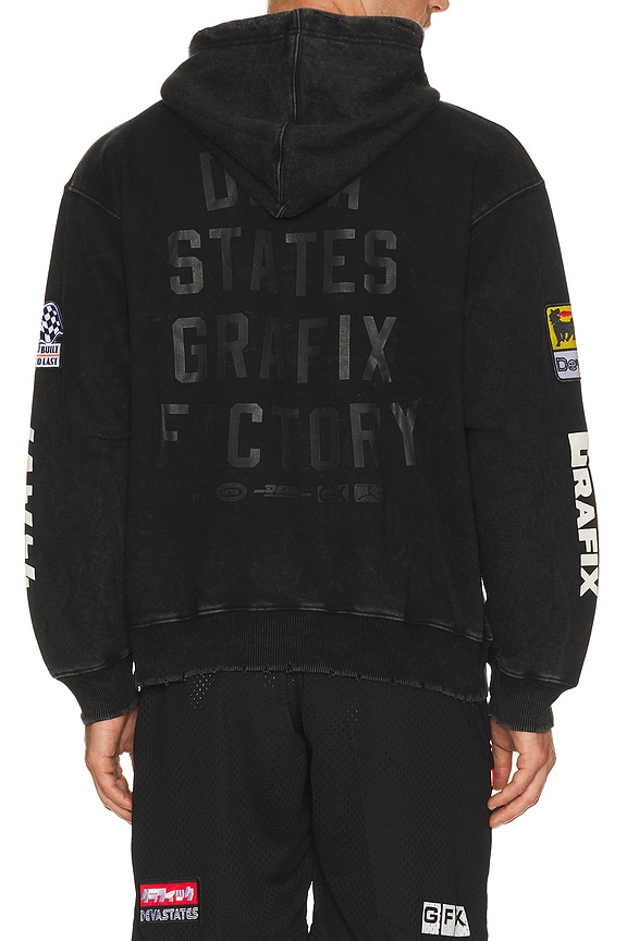 view 2 of 6 SUDADERA GARAGE in Washed Black
