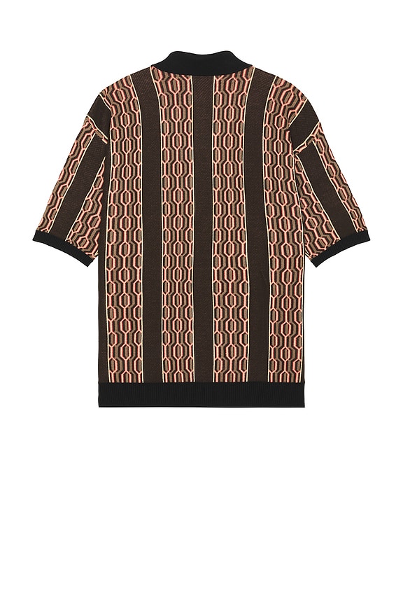 view 2 of 5 Hexagons Knitted Polo in Multi