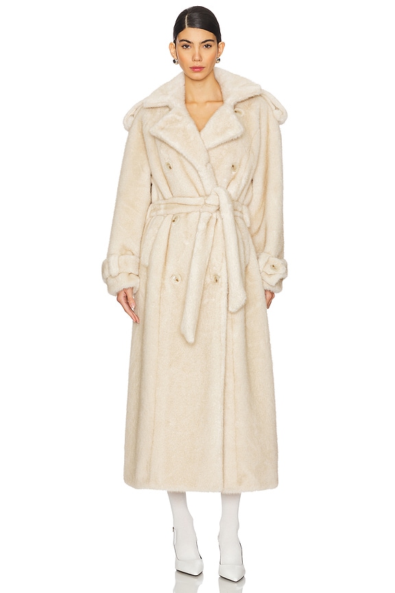view 2 of 4 THALIA ファーコート in Cream