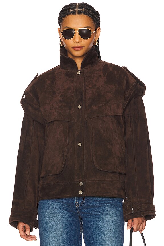 view 2 of 5 Frida Jacket in Brown