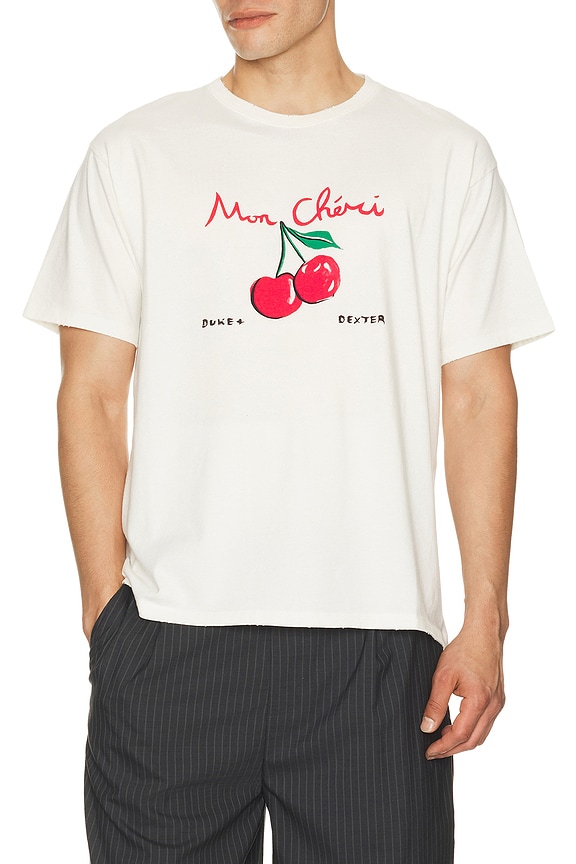 view 1 of 4 Mon Cheri T-Shirt in Vintage White