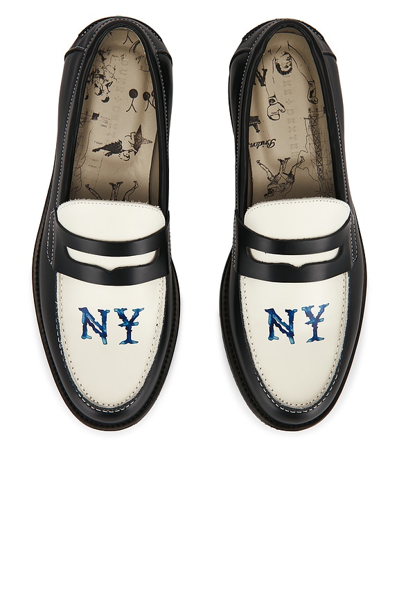 view 1 of 5 Wilde Ny Penny Loafer in Black & White
