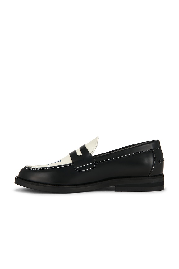 DUKE + DEXTER ペニーローファー Duke + Dexter WILDE ペニーローファー - Black & White | REVOLVE