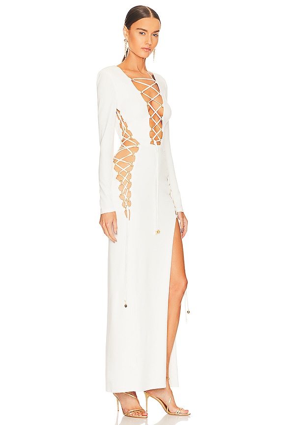 view 2 of 3 Electra Dress in White