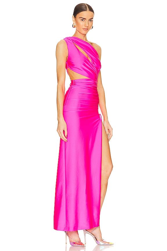 view 2 of 4 Rita Gown in Fluo Pink