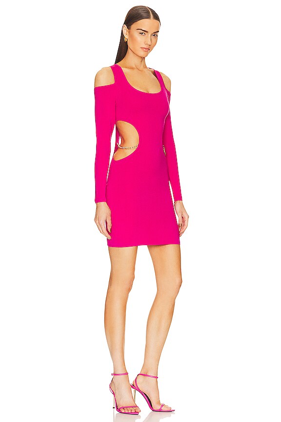 view 2 of 3 CAROLE 미니 원피스 in Lipstick Pink