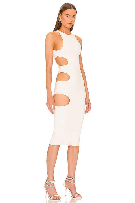 view 2 of 3 VESTIDO CUT OUT in White