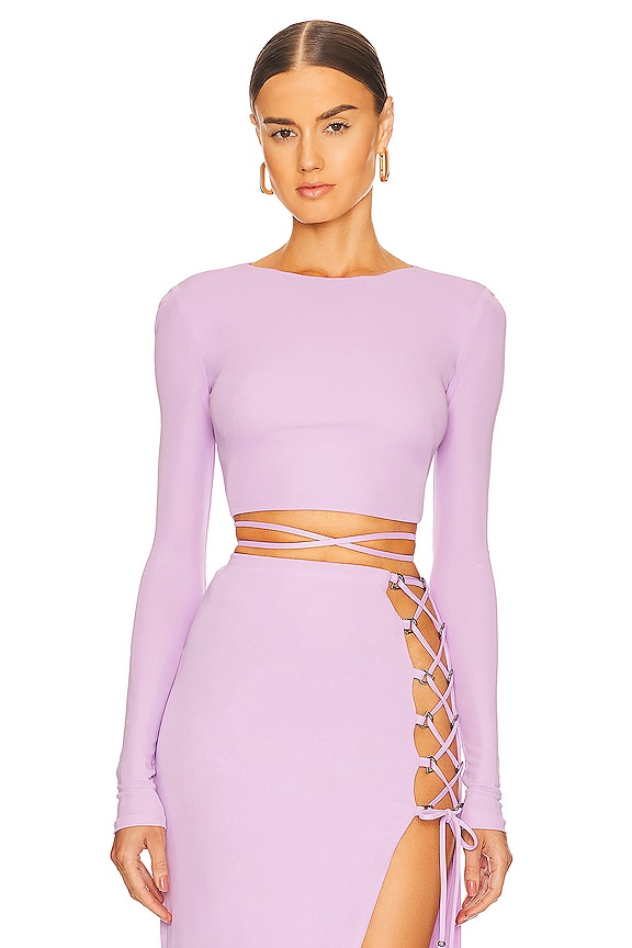 view 2 of 4 Sutara Top in Lilac