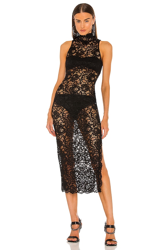 view 2 of 5 VESTIDO MIDI DEBBIE in Black