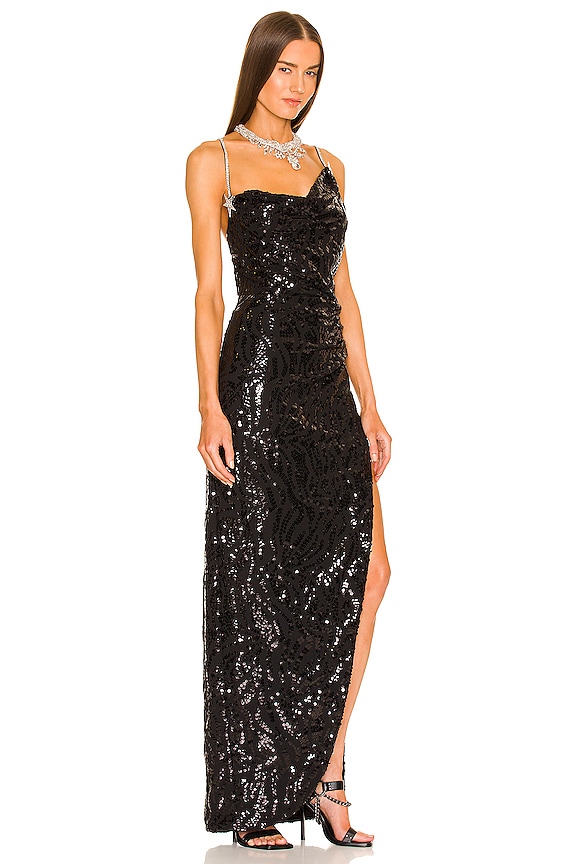 view 2 of 6 JEAN マキシドレス in Black