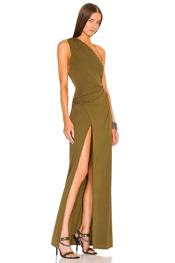 view 2 of 4 VESTIDO CRAWFORD in Khaki Green