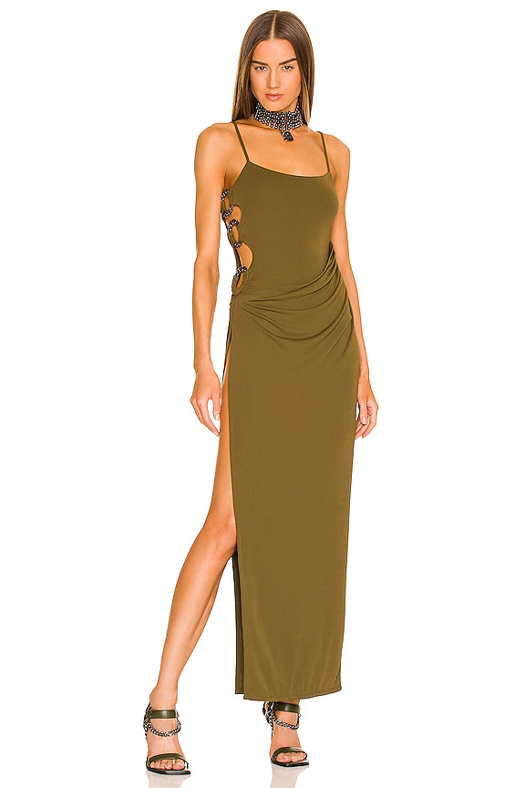 view 1 of 4 Atlas Maxi Dress in Khaki Green