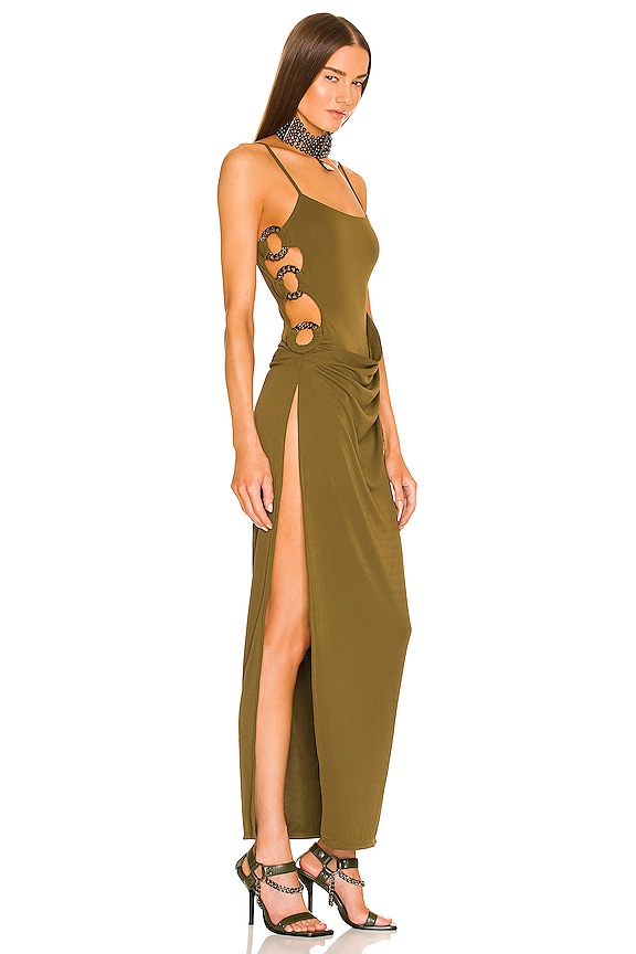 view 2 of 4 Atlas Maxi Dress in Khaki Green