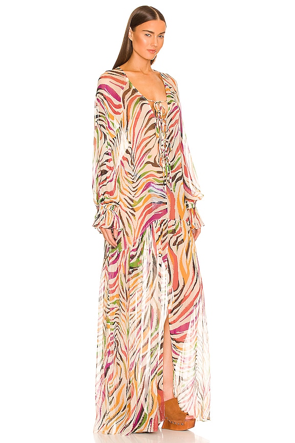 view 2 of 4 Nico Maxi Dress in Ivory Zebra