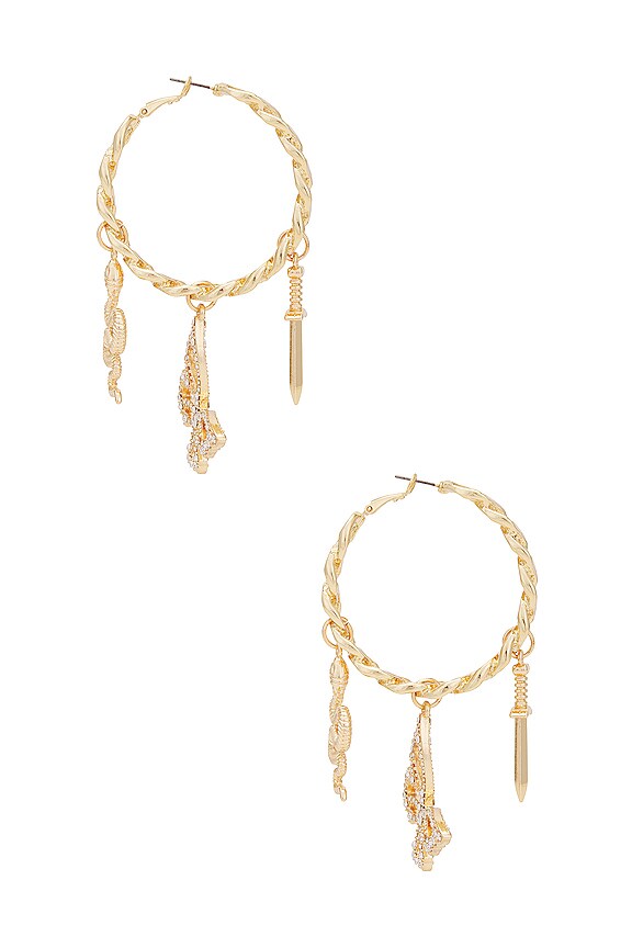 view 2 of 2 Charlotte Earrings in Gold