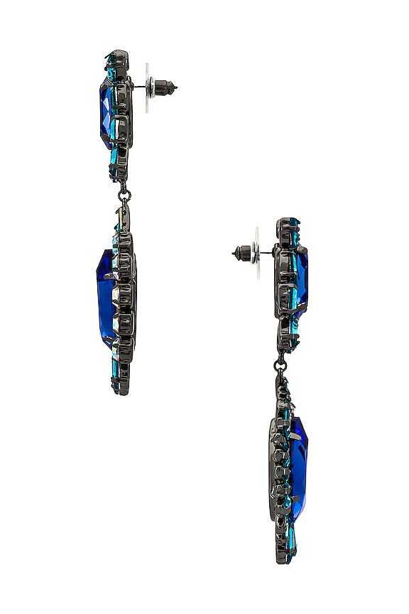 view 2 of 2 СЕРЬГИ TWIGGY in Blue