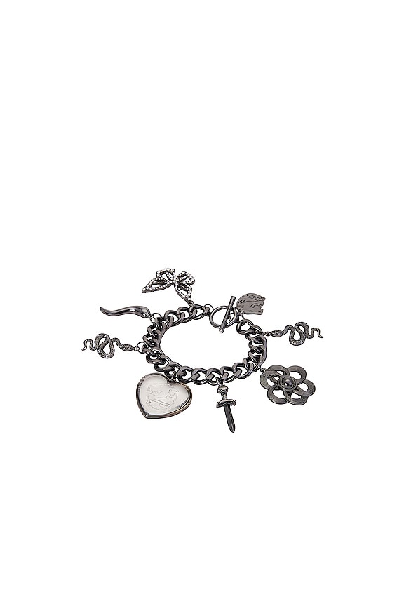 view 1 of 2 Charlotte Bracelet in Gunmetal