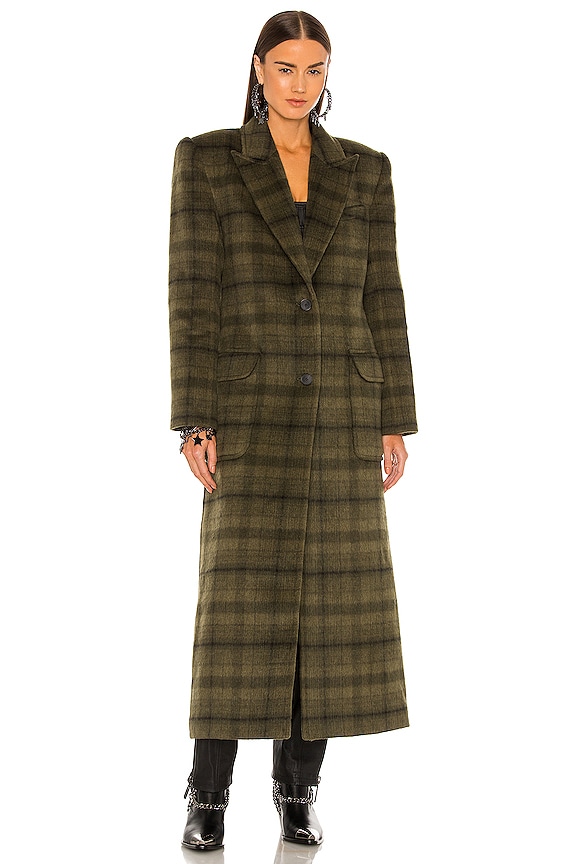 view 2 of 6 ABRIGO BYRNE in Khaki Plaid