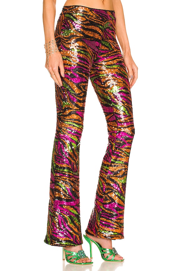 view 2 of 5 Jerry Flare Pant in Black Zebra