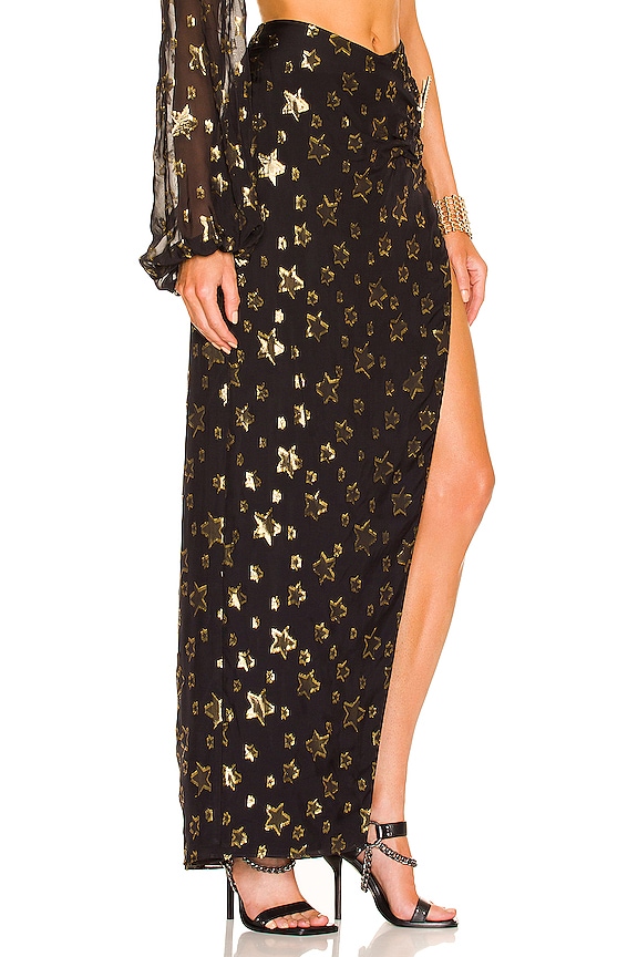 view 2 of 6 JUPE LONGUE STELLA in Black