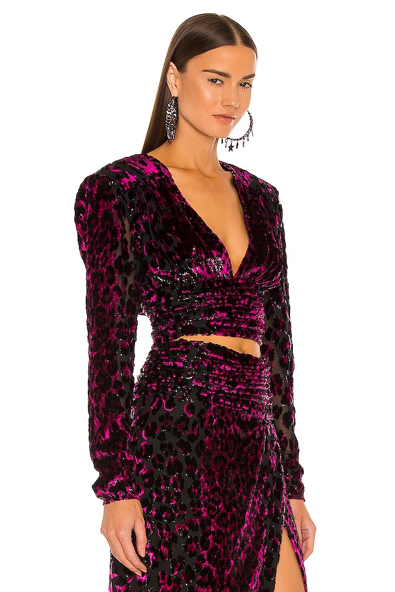 view 2 of 5 Evie Top in Hot Pink