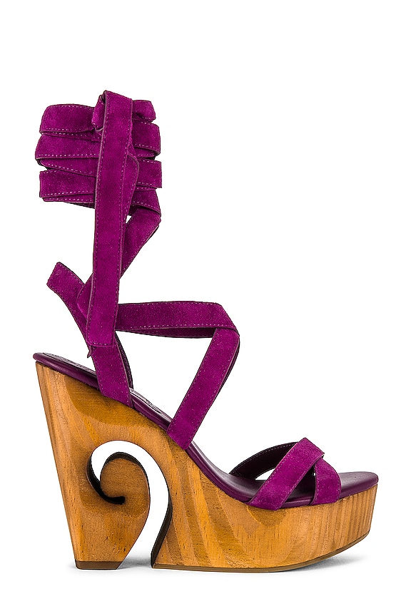 view 1 of 5 DUNDAS REVOLVE Syd Wedge in purple
