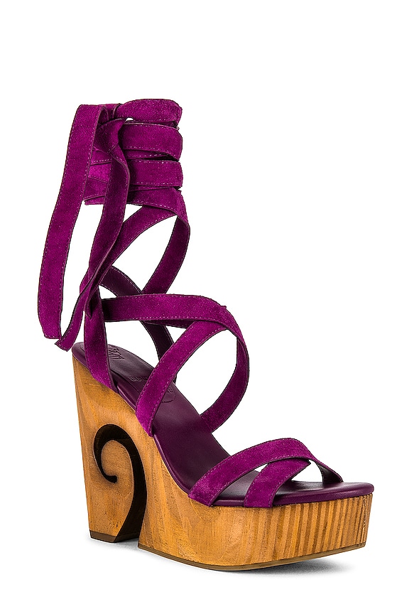 view 2 of 5 DUNDAS REVOLVE Syd Wedge in purple