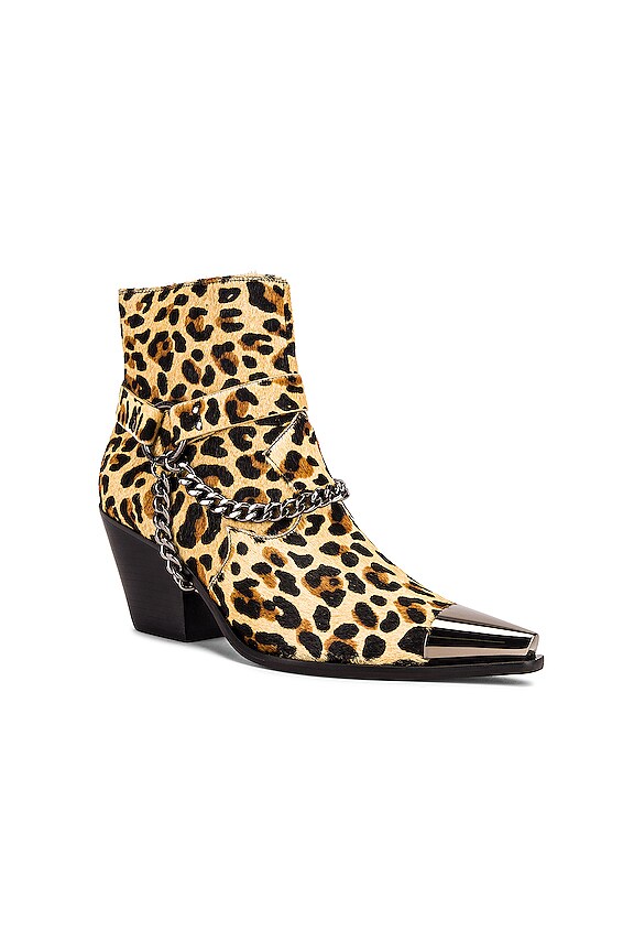 view 2 of 5 БОТИЛЬОНЫ GIGI in Tan Leopard