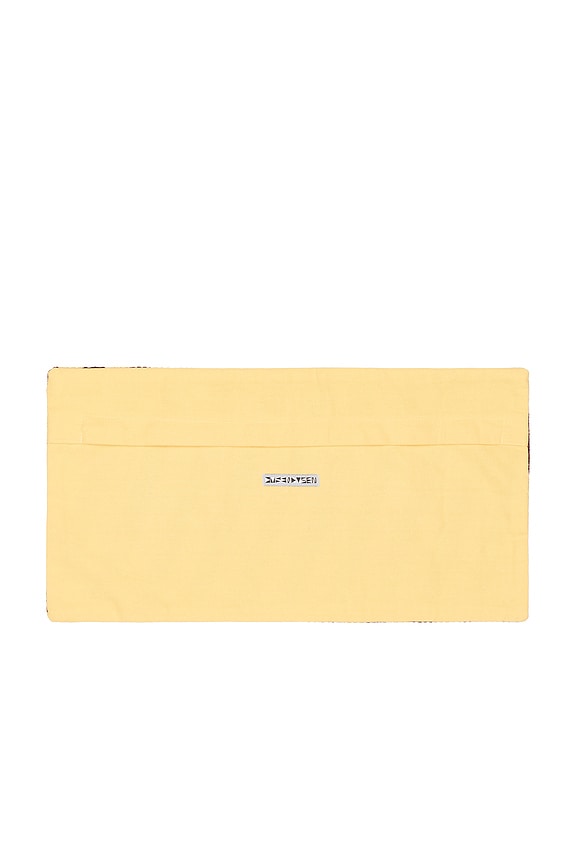 view 2 of 2 Embroidered Bolster in Slant Bolster