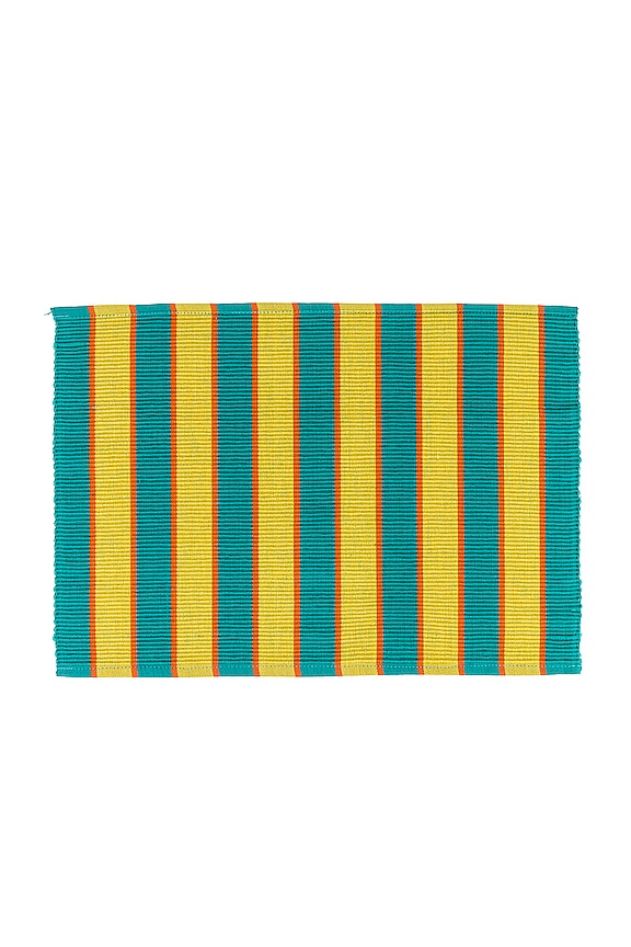 view 2 of 10 LOT DE 4 SETS DE TABLE RAYÉS STRIPE PLACEMATS SET OF 4 in 