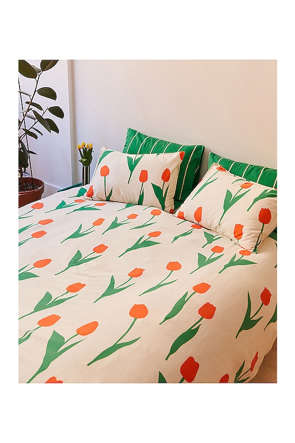 view 2 of 6 Tulip King Duvet Set in 