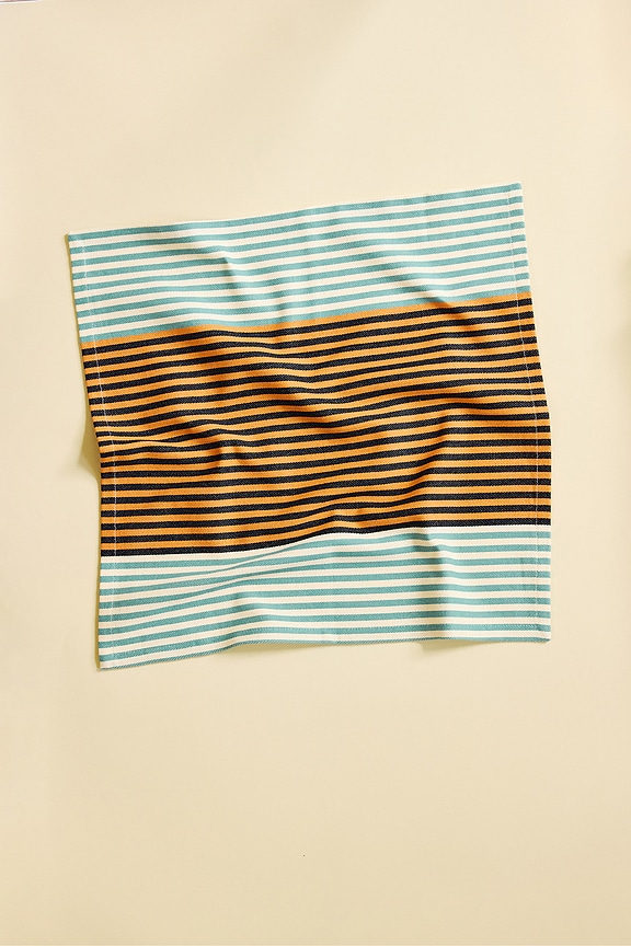 Dusen Dusen Set Of 4 Dual Stripe Napkins - Thumbnail 3