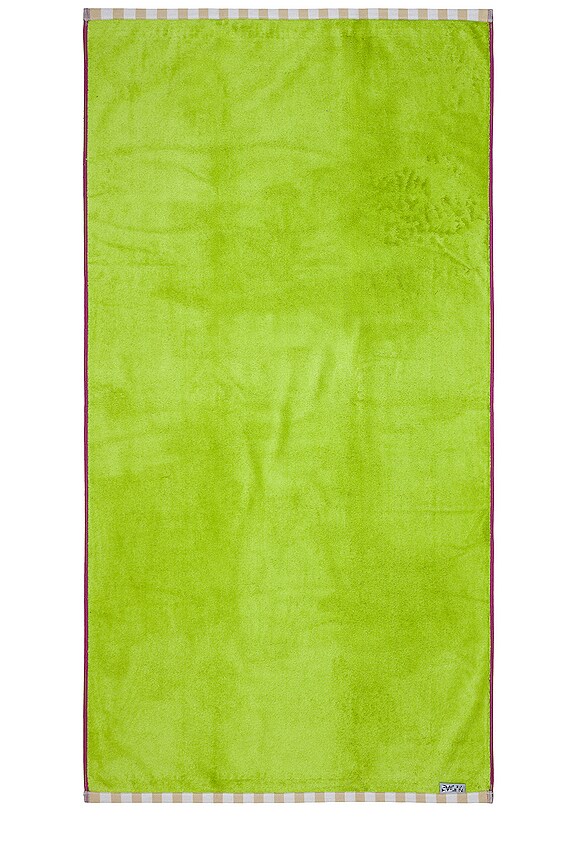 view 2 of 5 Bath Towel in Magenta Green