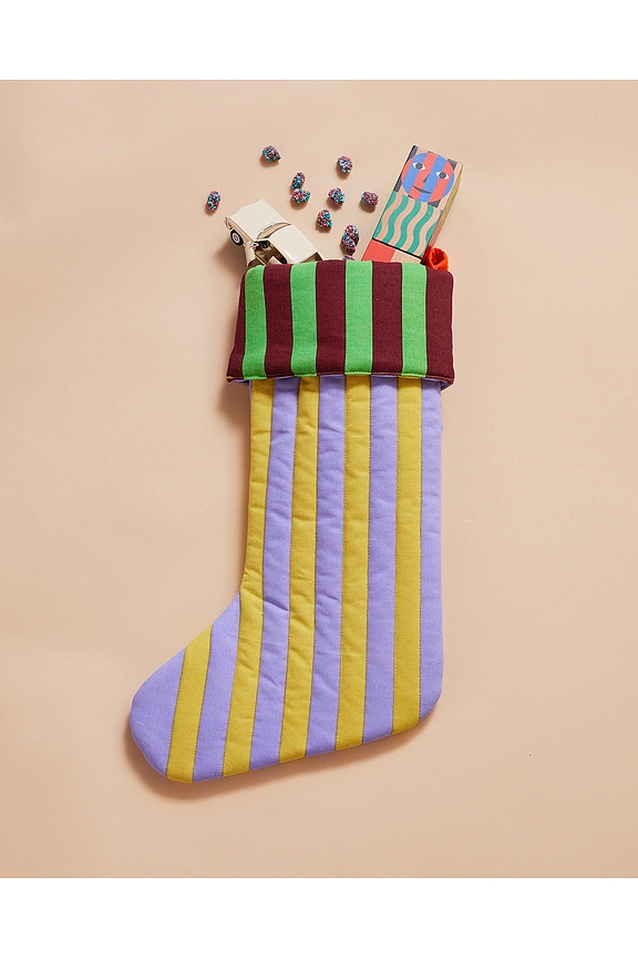 view 2 of 2 Striped Stockings in Jalapeo in Jalapeno