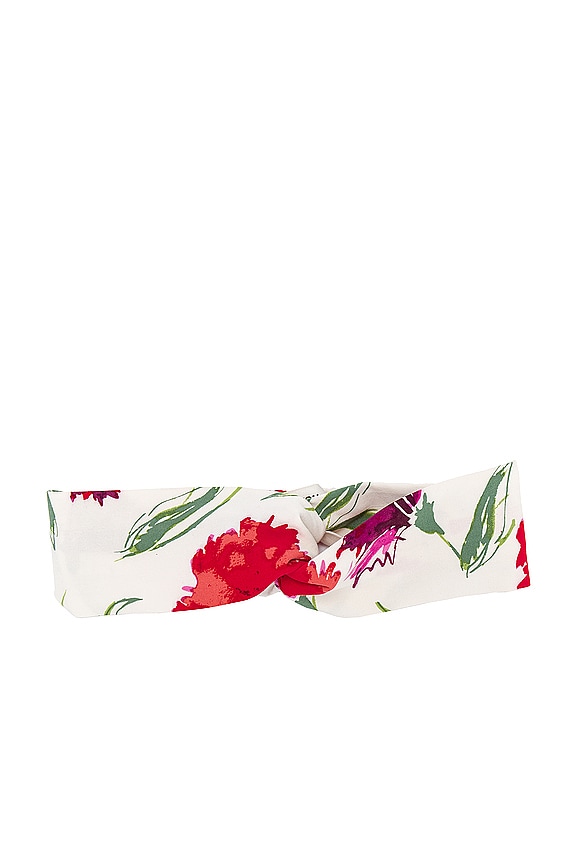 view 2 of 3 Keisha Hairband in Dianthus Red