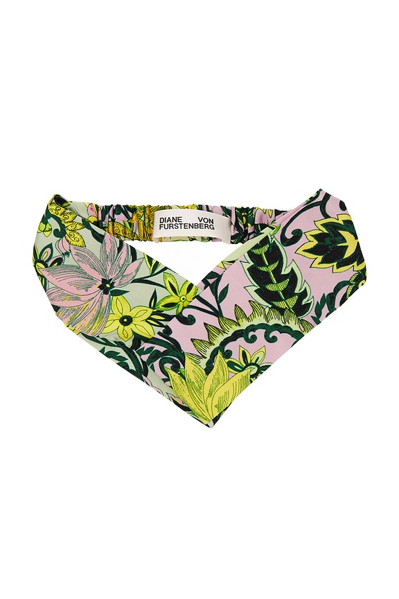 view 2 of 3 SERRE-TÊTE KEISHA in Garden Paisley Mint