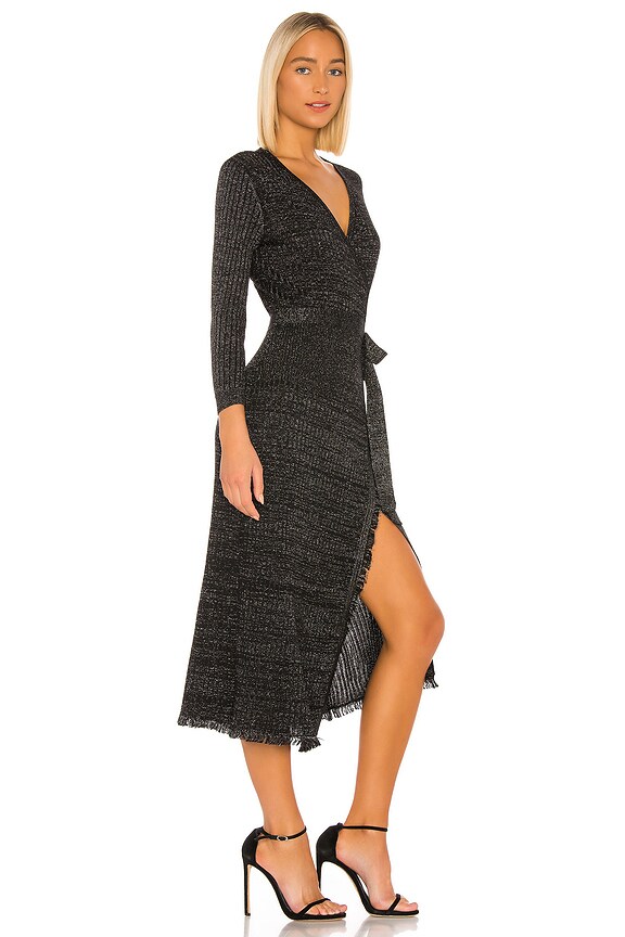 view 2 of 4 Bobbi Wrap Dress in Black