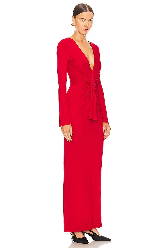 view 2 of 3 ROBE MAXI LAUREN in Red