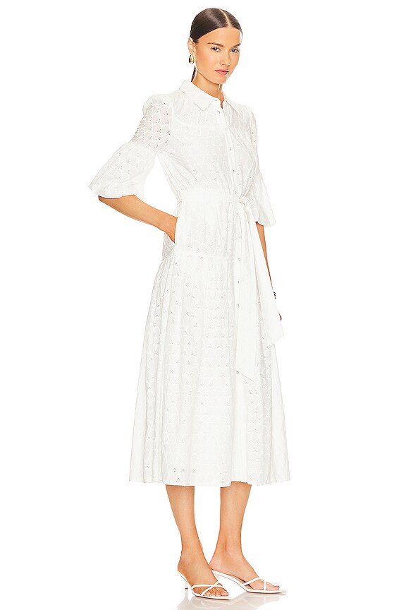 view 2 of 4 VESTIDO MIDI AVEENA in Ivory