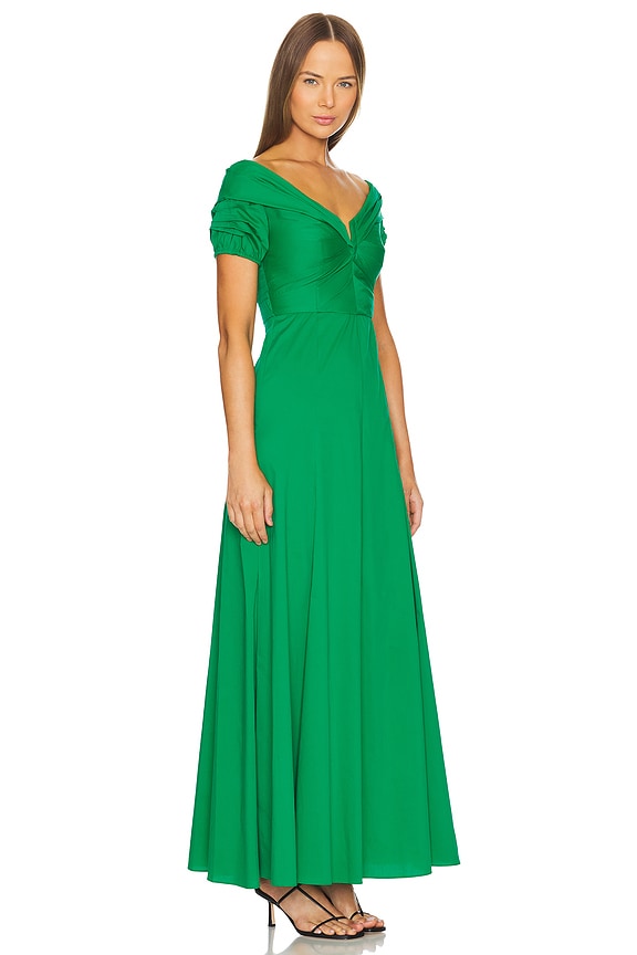 view 2 of 3 ROBE MAXI LAURIE in Signature Green