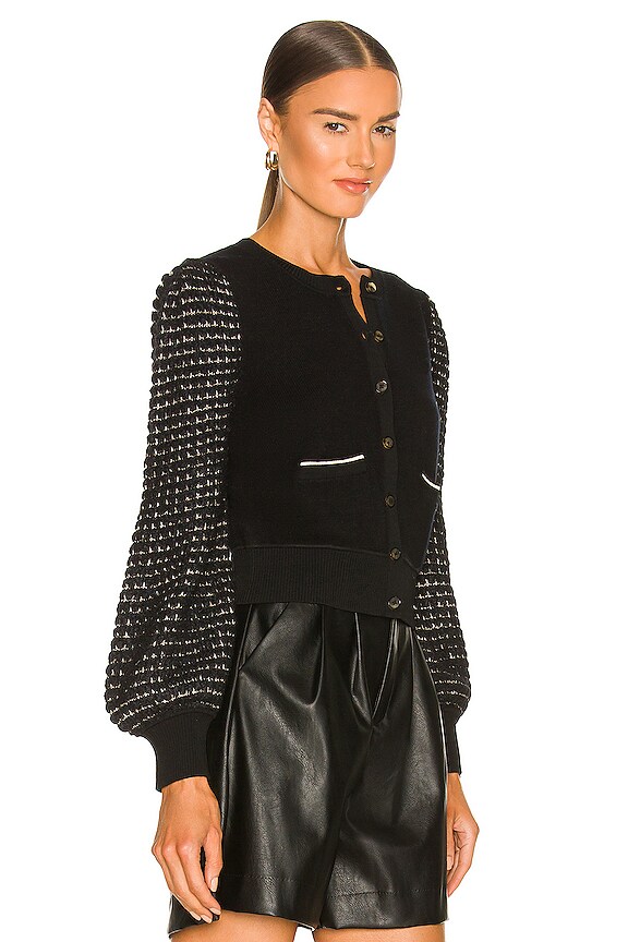 view 2 of 4 CÁRDIGAN KELLAM in Black & Gold