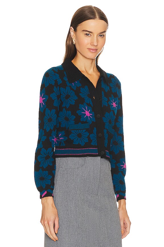 view 2 of 4 PETEY カーディガン in Daisy Dark Teal