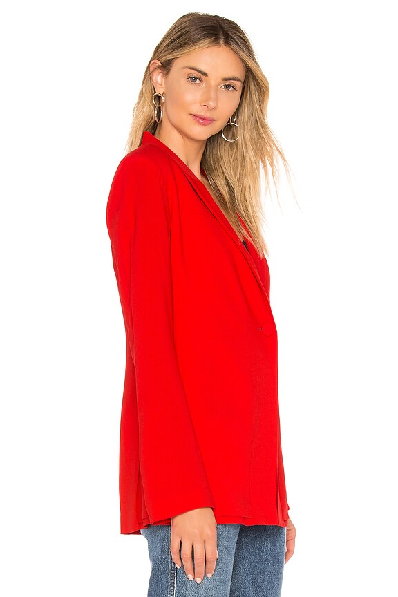 view 2 of 4 Collared Blazer in Candy Red